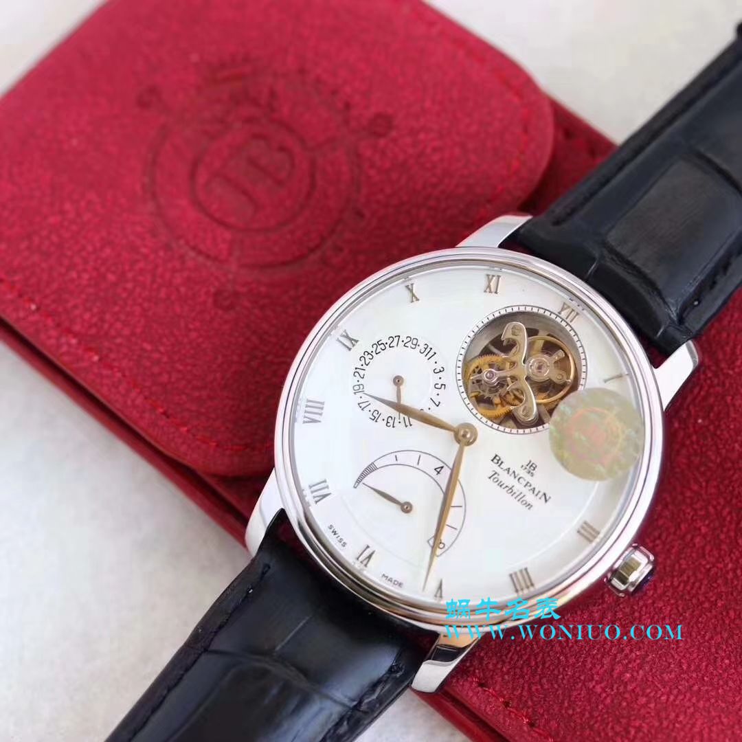 【JB一比一超A高仿手表】Blancpain 升级Blancpain 经典系列6025-1542-55B Tourbillon  wrist watch  / BPCE030