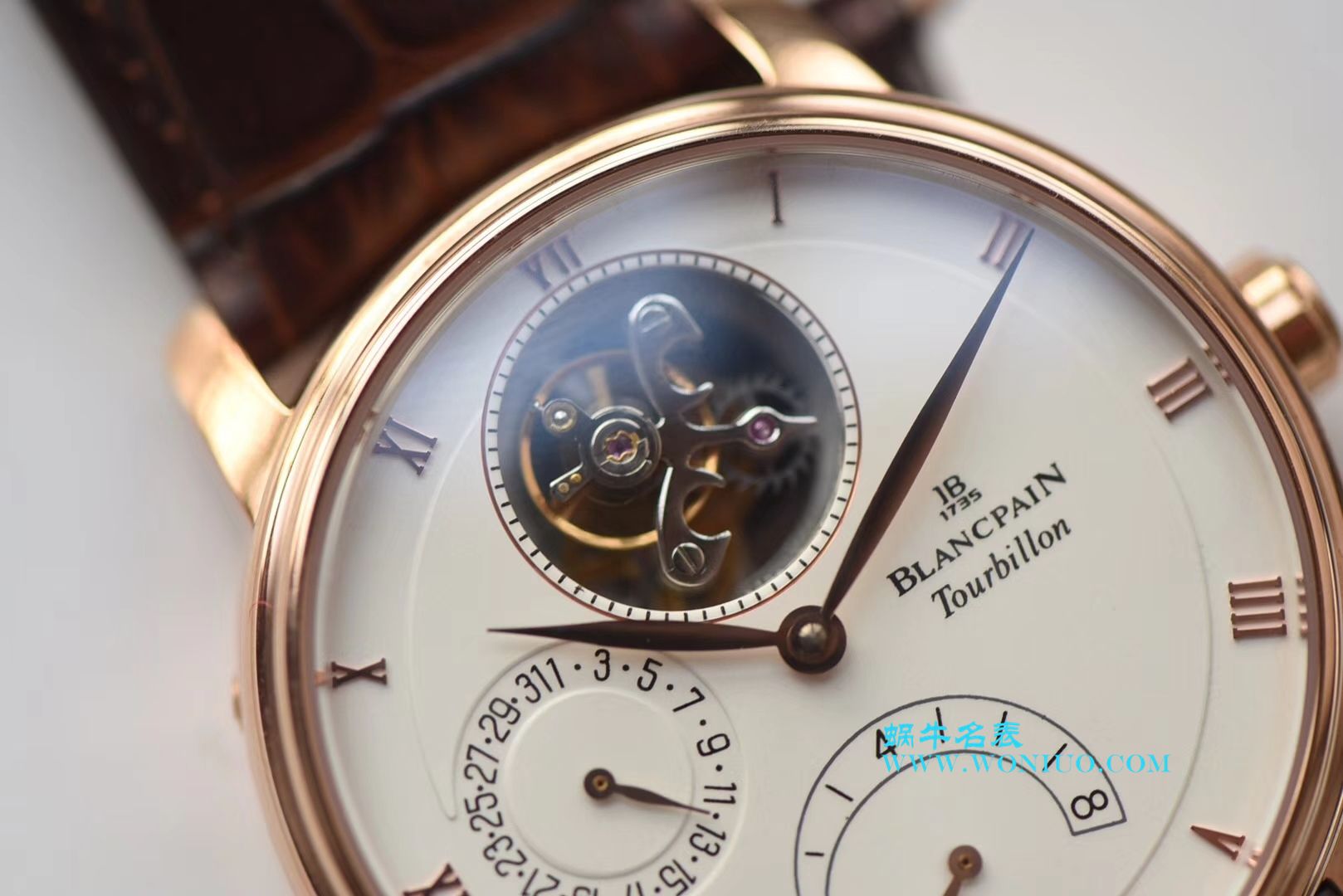 【JB一比一超A高仿手表】Blancpain 经典系列6025-3642-55B Tourbillon  wrist watch  / BP042