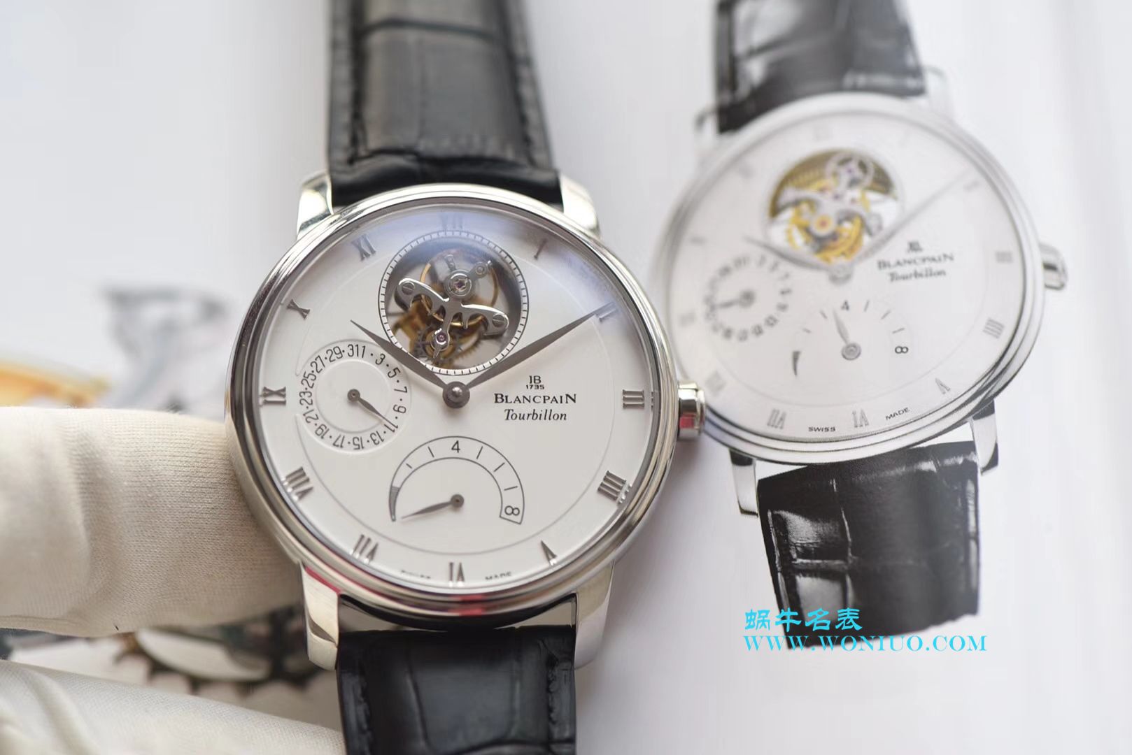 【JB一比一超A高仿手表】Blancpain 经典系列6025-3642-55B Tourbillon  wrist watch  / BP042