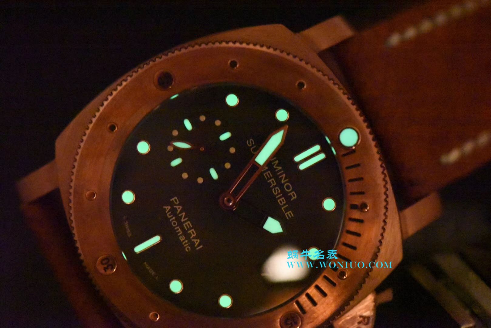 【独家视频测评VS Factory  top 1:1高精仿手表】Panerai Panerai 首款青铜战士史泰龙电影同款PAM 00382 wrist watch  / VSPAMBF00382
