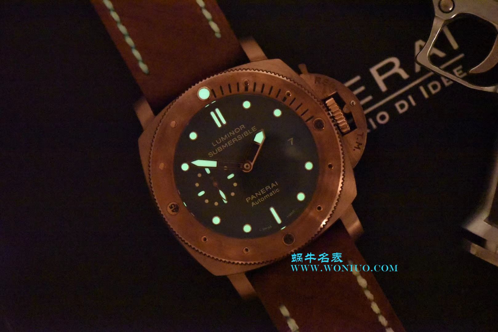 【独家视频测评VS Factory  top 1:1高精仿手表】Panerai Panerai 首款青铜战士史泰龙电影同款PAM 00382 wrist watch  / VSPAMBF00382