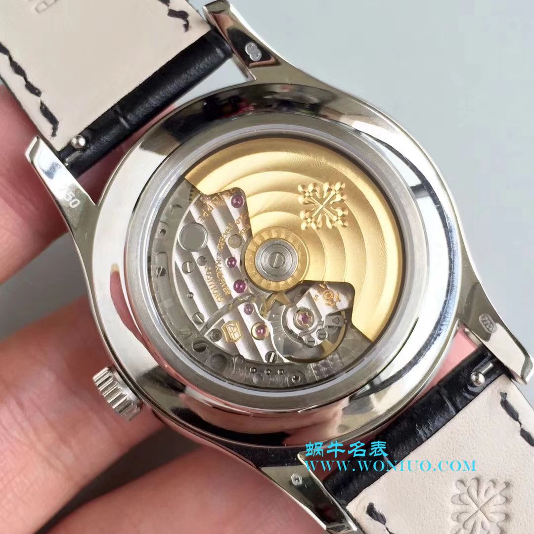 【KM一比一超A高仿手表】 PATEK PHILIPPE 复杂功能计时系列5205G-001、5205G-010、5205G-013 白金 wrist watch  / BD226