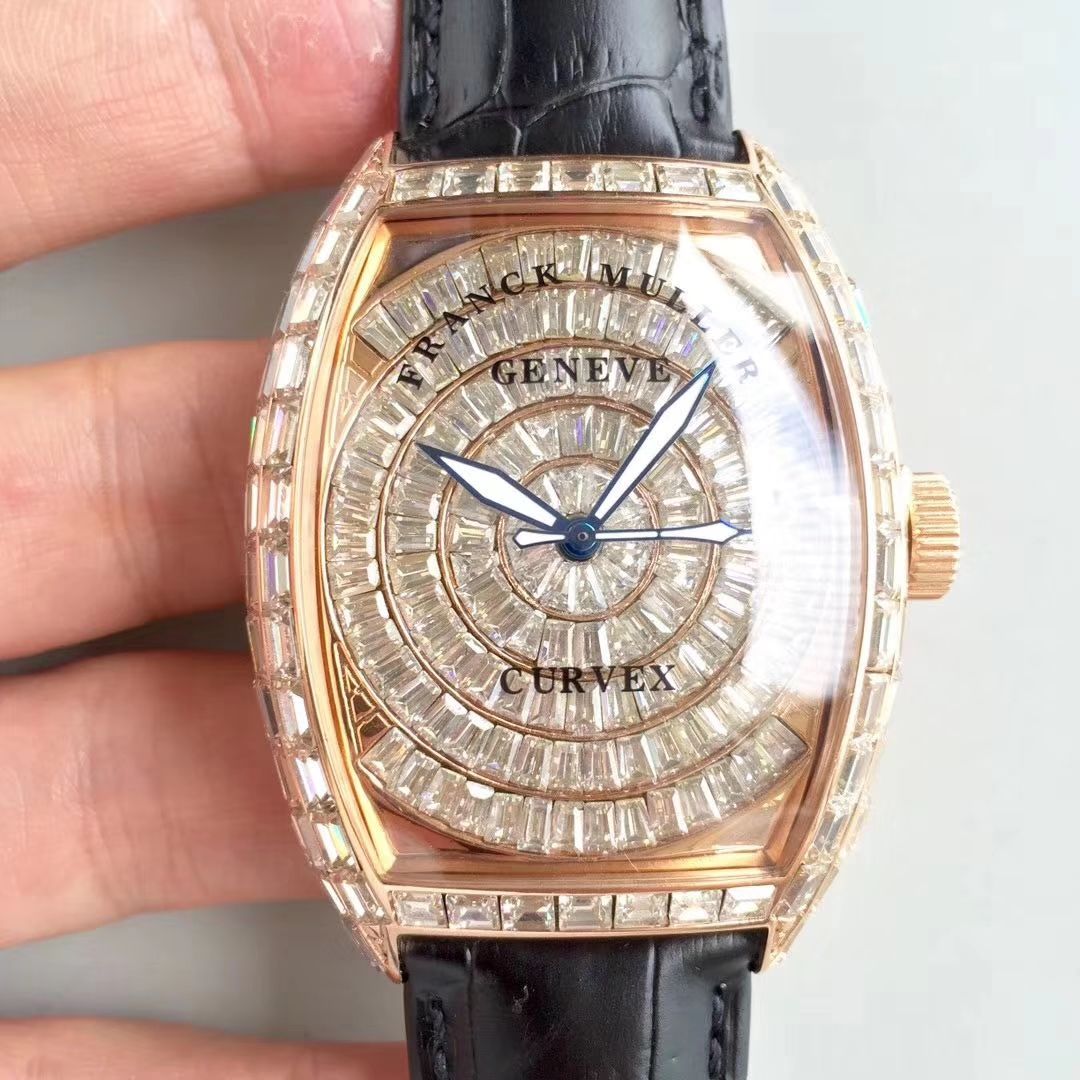 【DM一比一超A高仿手表】原版复刻 FM Franck Muller GRAND COMPLICATIONS系列8889 奢华版全方钻新款上市 / Franck MullerFL06