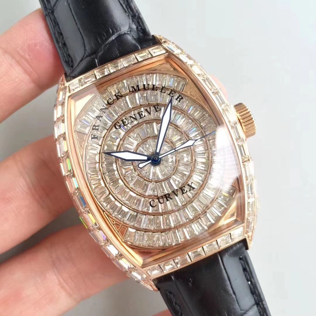 【DM一比一超A高仿手表】原版复刻 FM Franck Muller GRAND COMPLICATIONS系列8889 奢华版全方钻新款上市 / Franck MullerFL06