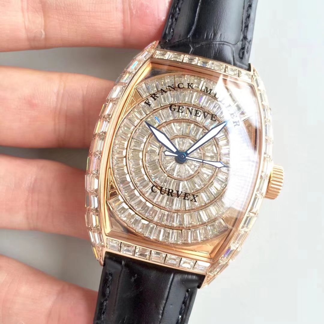 【DM一比一超A高仿手表】原版复刻 FM Franck Muller GRAND COMPLICATIONS系列8889 奢华版全方钻新款上市 / Franck MullerFL06