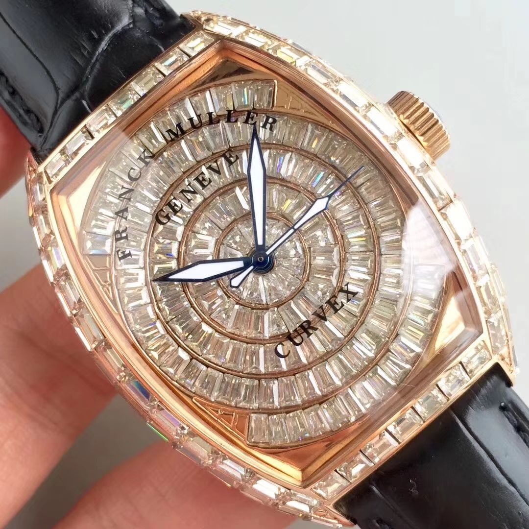 【DM一比一超A高仿手表】原版复刻 FM Franck Muller GRAND COMPLICATIONS系列8889 奢华版全方钻新款上市 / Franck MullerFL06