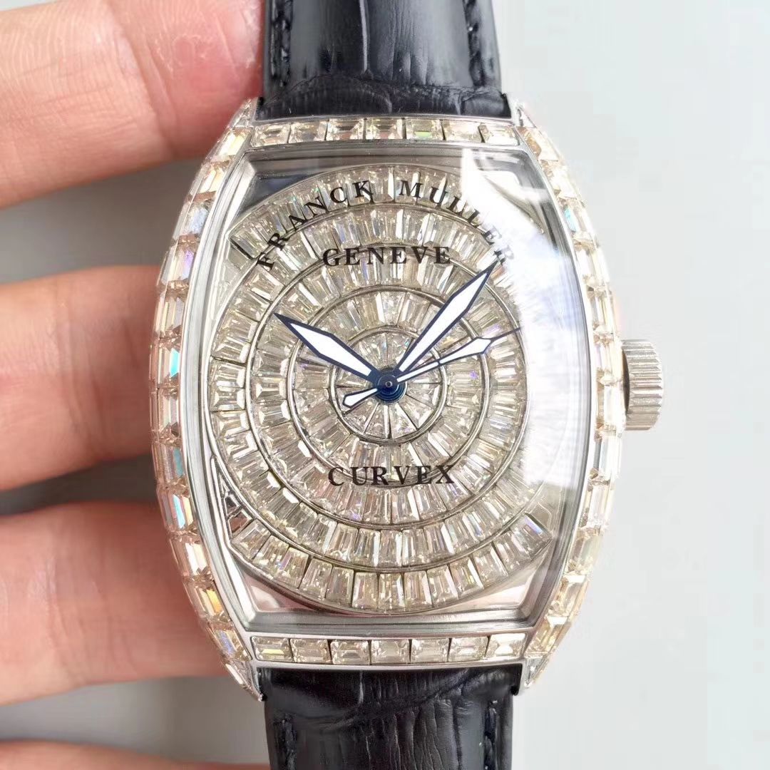 【DM一比一超A高仿手表】原版复刻 FM Franck Muller GRAND COMPLICATIONS系列8889 奢华版全方钻新款上市 / Franck MullerFL06