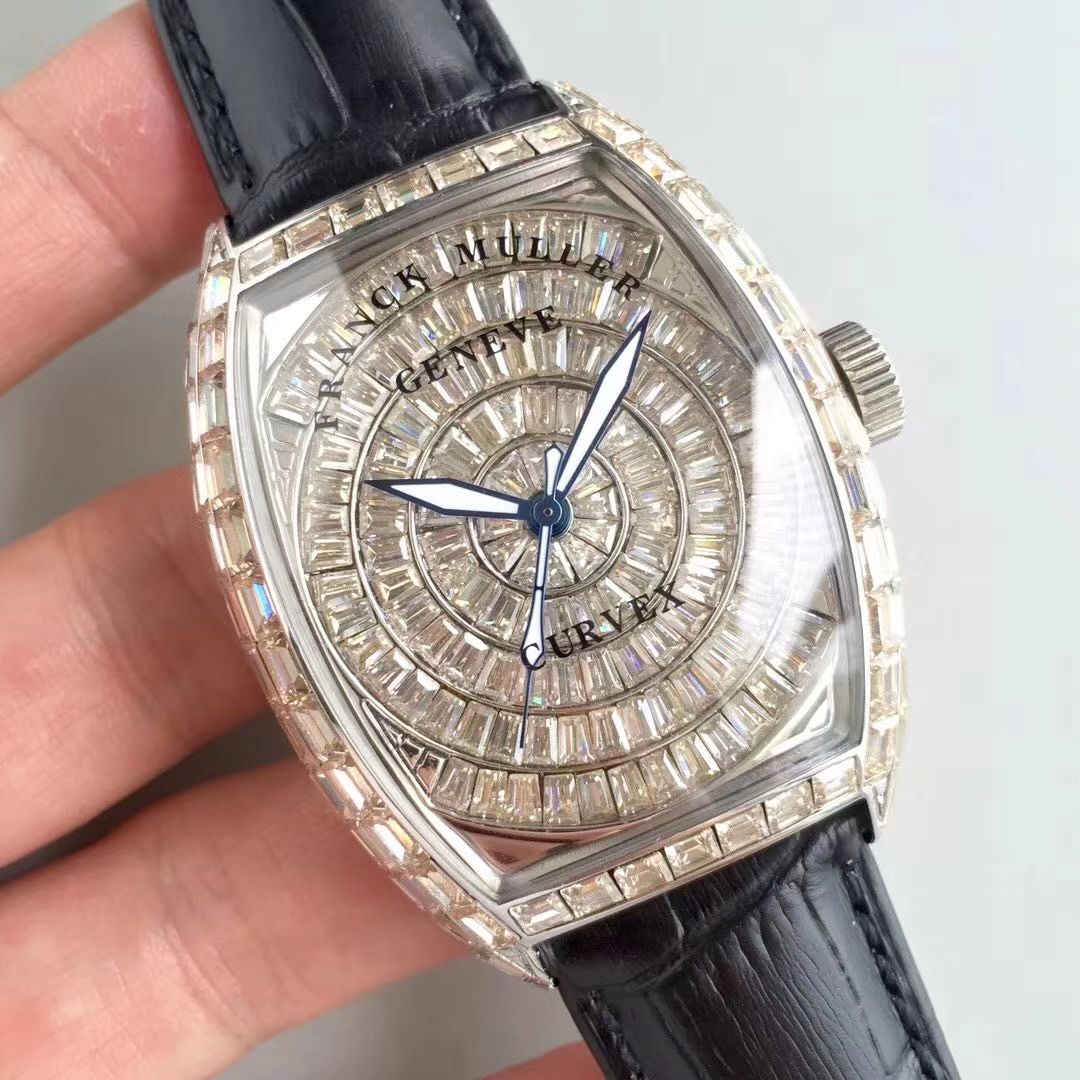 【DM一比一超A高仿手表】原版复刻 FM Franck Muller GRAND COMPLICATIONS系列8889 奢华版全方钻新款上市 / Franck MullerFL06