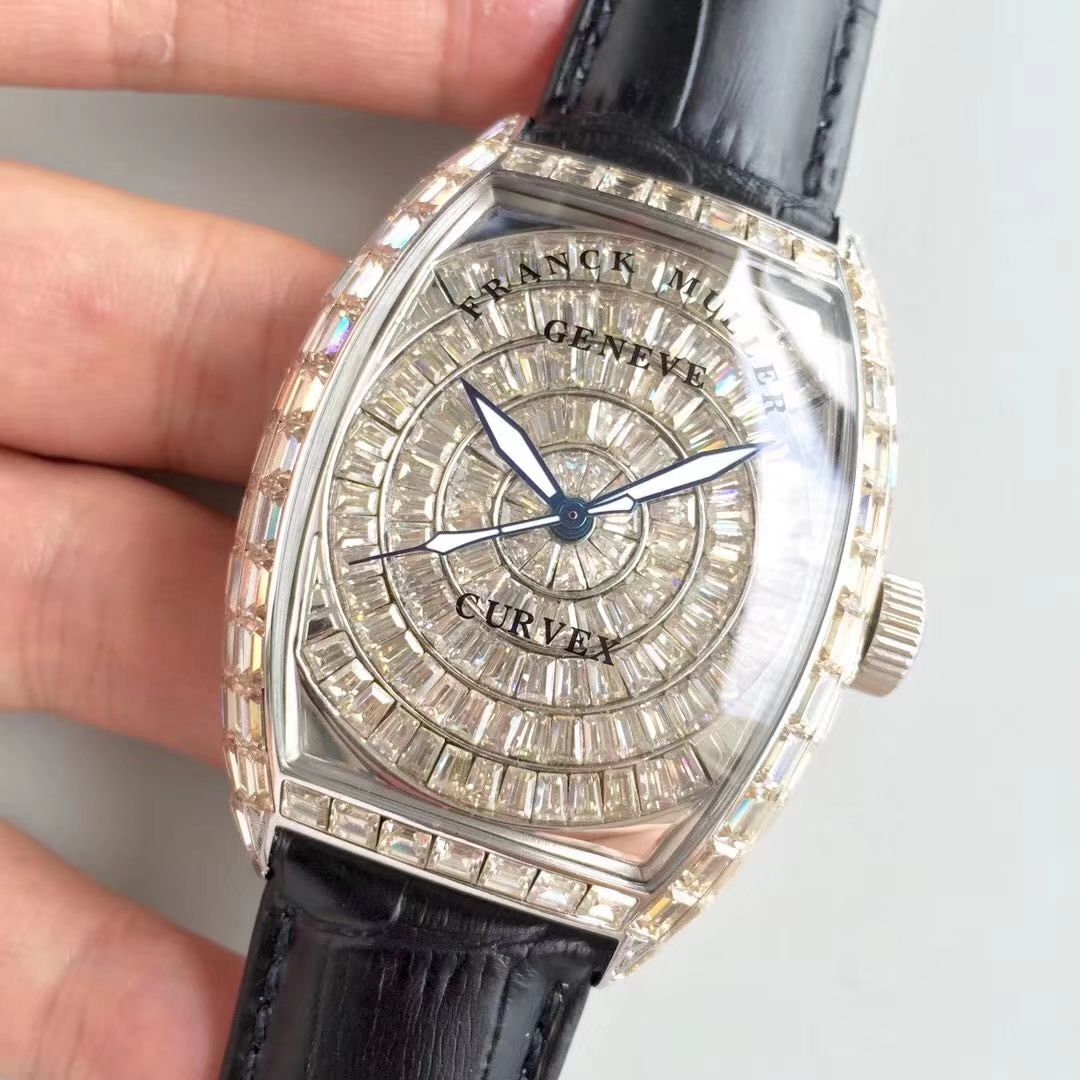 【DM一比一超A高仿手表】原版复刻 FM Franck Muller GRAND COMPLICATIONS系列8889 奢华版全方钻新款上市 / Franck MullerFL06