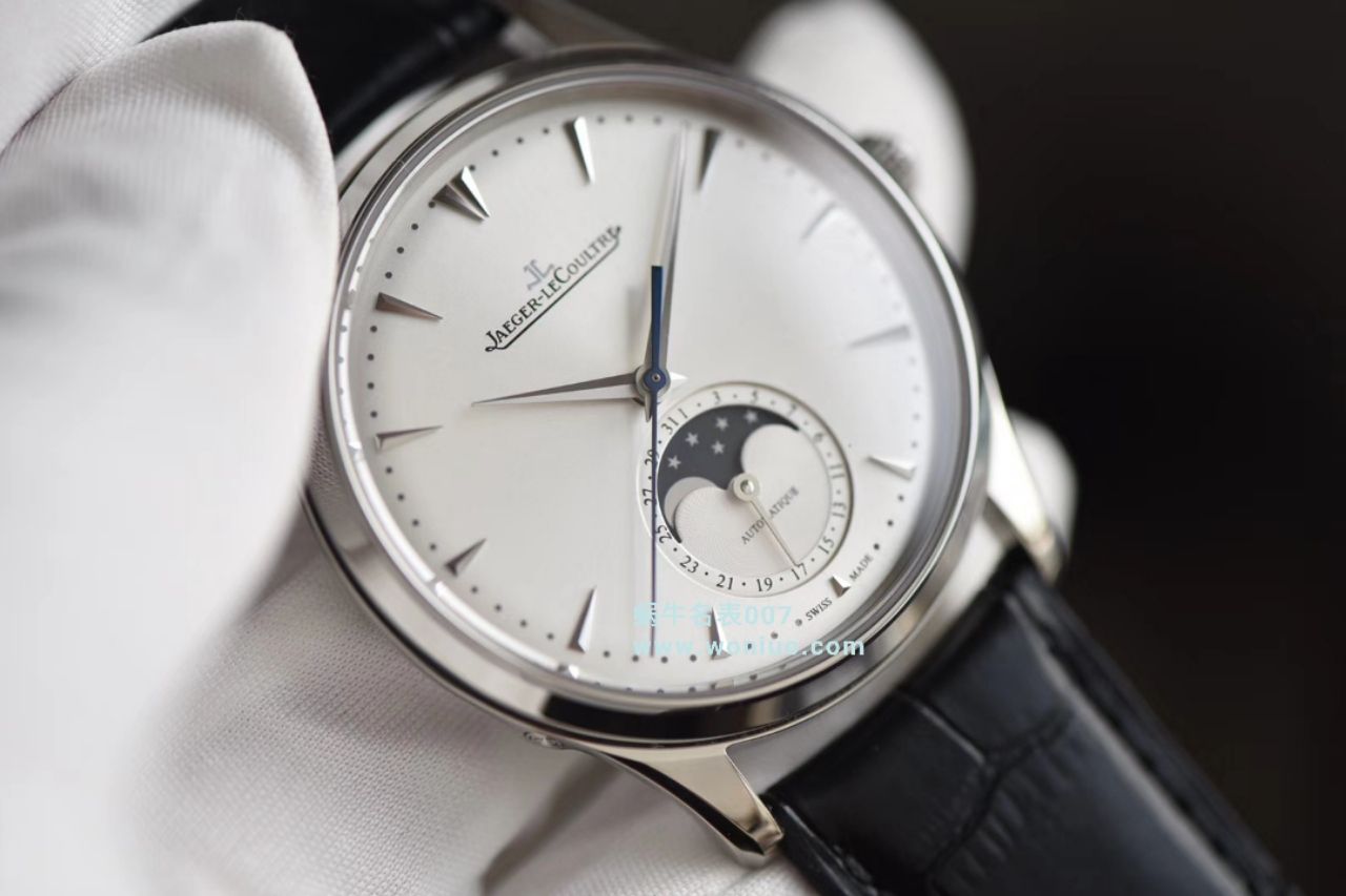 【ZF一比一超A高仿手表】 Jaeger-LeCoultre 大师MASTER ULTRA THIN超薄大师月相大师系列1368420 wrist watch  / JJ123