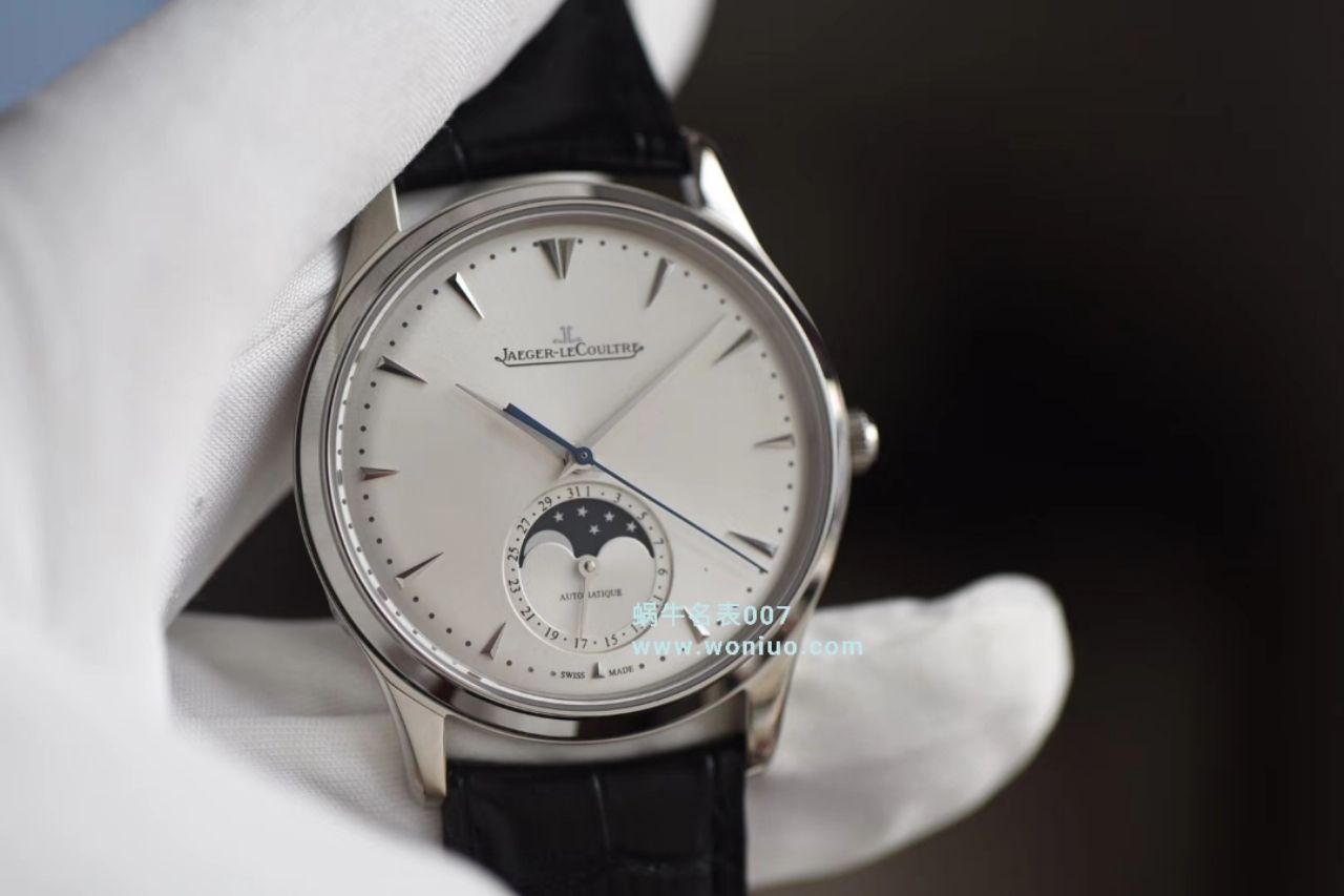 【ZF一比一超A高仿手表】 Jaeger-LeCoultre 大师MASTER ULTRA THIN超薄大师月相大师系列1368420 wrist watch  / JJ123