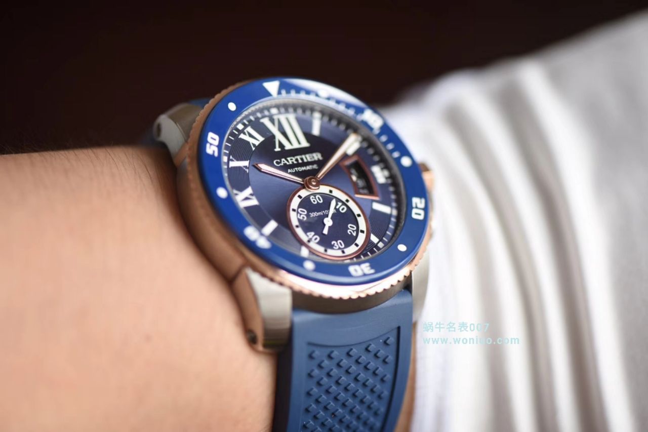 【JF一比一超A高仿手表】 Cartier  卡历博/卡利博CALIBRE DE  Cartier  系列WSCA0011 wrist watch 钢带款 / KDY076