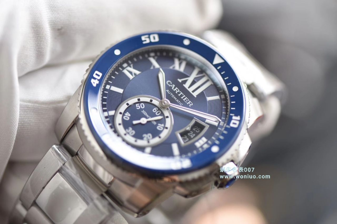 【JF一比一超A高仿手表】 Cartier  卡历博/卡利博CALIBRE DE  Cartier  系列WSCA0011 wrist watch 钢带款 / KDY076
