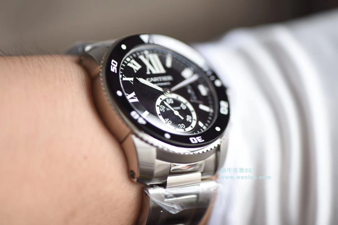 【JF Factory 一比一高仿手表】 Cartier  卡历博/卡利博CALIBRE DE  Cartier  系列W7100057男表 / K073