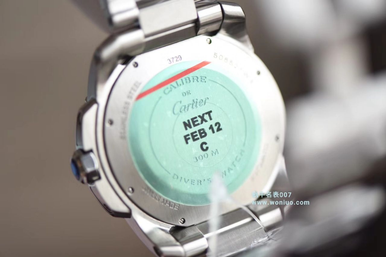 【JF Factory 一比一高仿手表】 Cartier  卡历博/卡利博CALIBRE DE  Cartier  系列W7100057男表 / K073