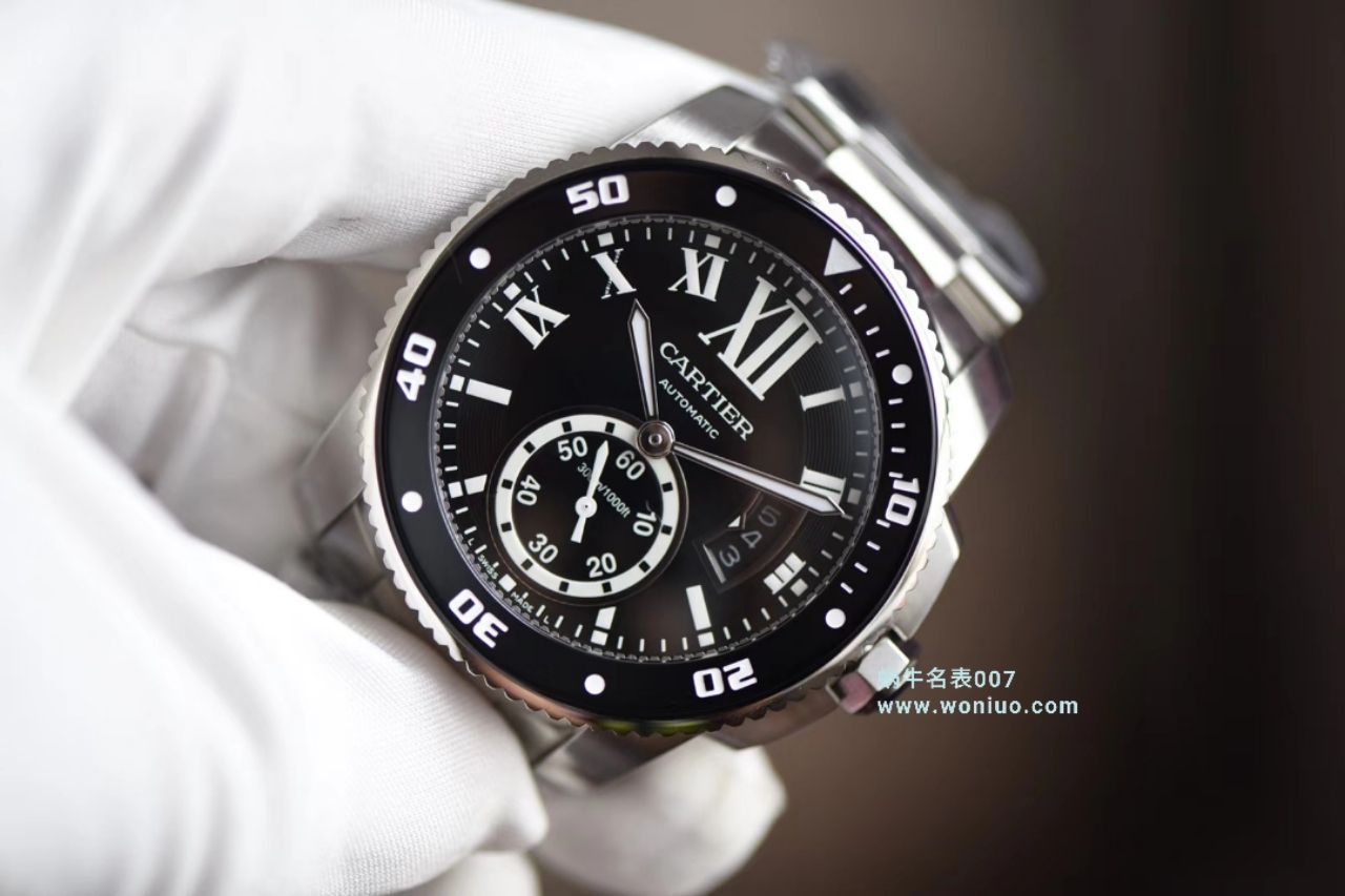 【JF Factory 一比一高仿手表】 Cartier  卡历博/卡利博CALIBRE DE  Cartier  系列W7100057男表 / K073