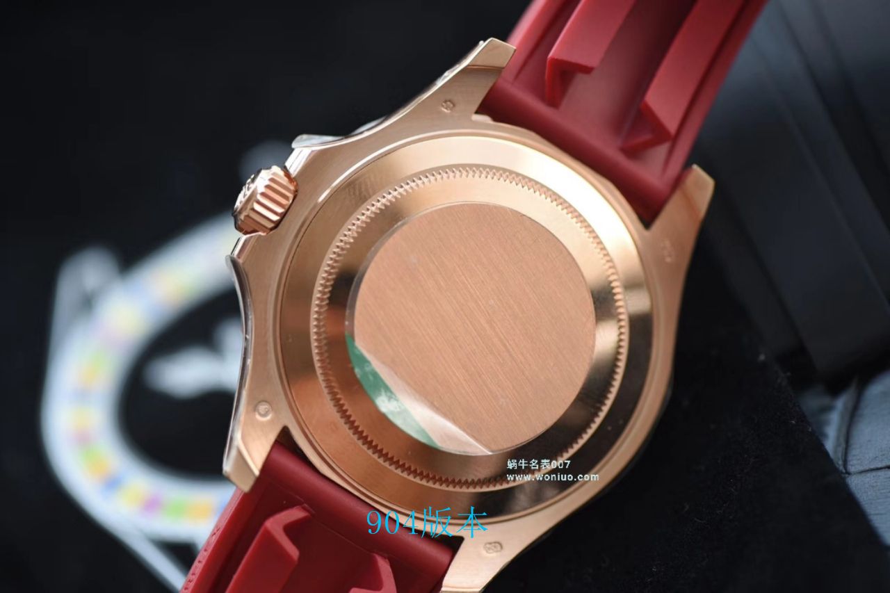 【NOOB Factory 一比一超A高仿手表】 Rolex  Yacht-Master 系列116695SATS“糖豆”圈彩虹游艇 Rolex 游艇 wrist watch  / R192