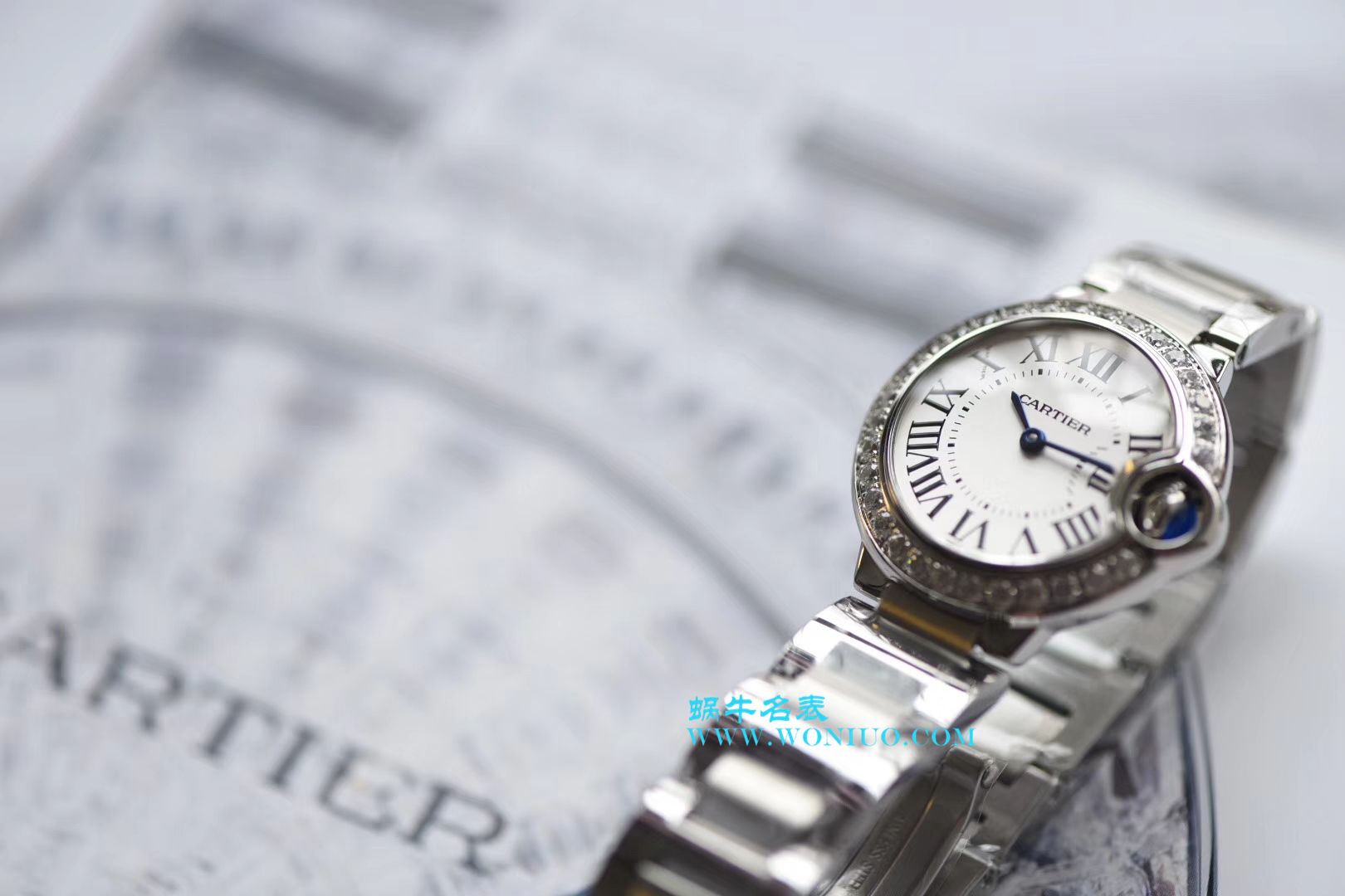 V6新品 Cartier  蓝气球28mm复刻高仿 W4BB0015 市面最高版本 奢华精致 / K160