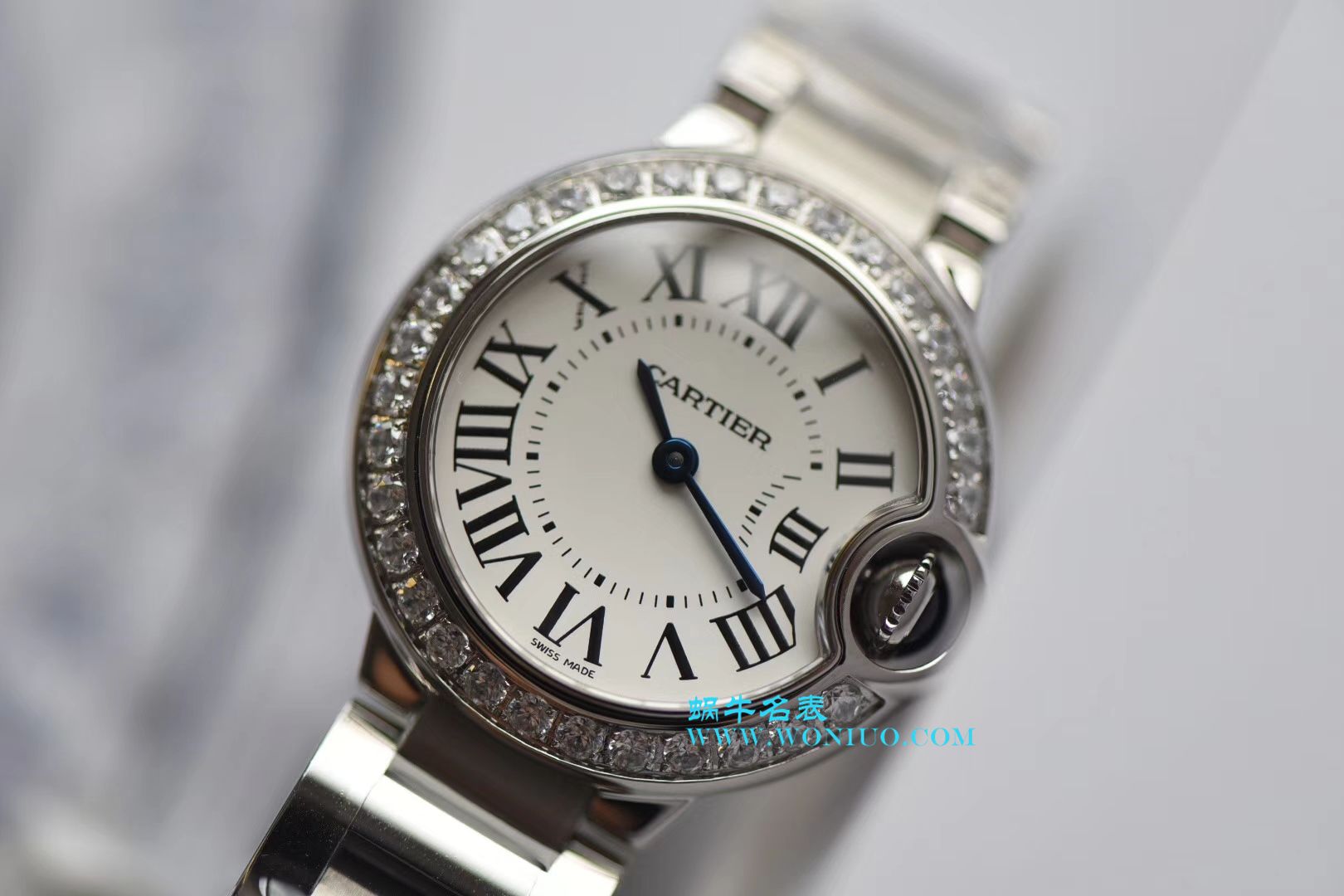 V6新品 Cartier  蓝气球28mm复刻高仿 W4BB0015 市面最高版本 奢华精致 / K160