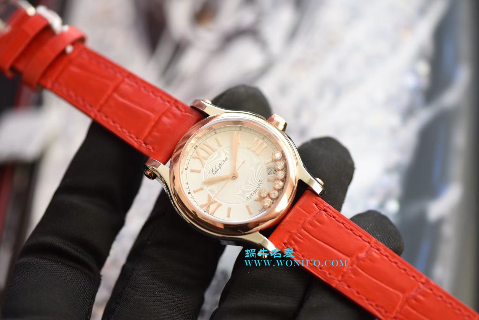 Chopard HAPPY SPORT MEDIUM AUTOMATIC系列 278559-3001  top 复刻高仿女士手表 / XB015