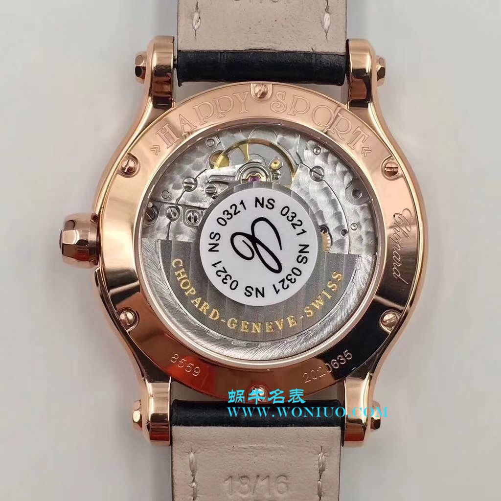 Chopard HAPPY SPORT MEDIUM AUTOMATIC系列 278559-3001  top 复刻高仿女士手表 / XB015