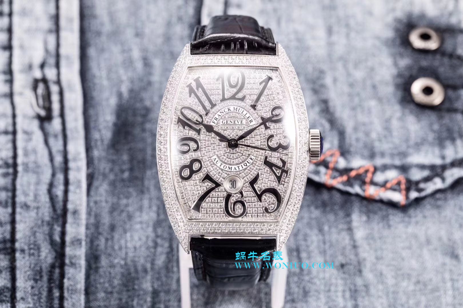 【GF新品-复刻高仿男神特供版】Franck Muller Franck MullerCasablanca系列8880酒桶型男表 / FL025