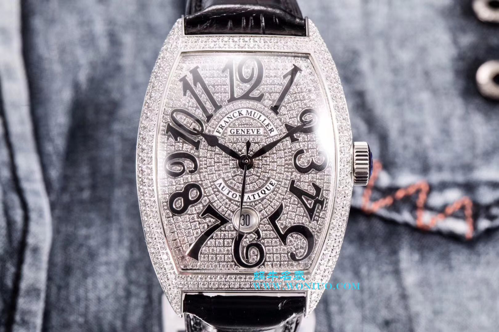 【GF新品-复刻高仿男神特供版】Franck Muller Franck MullerCasablanca系列8880酒桶型男表 / FL025