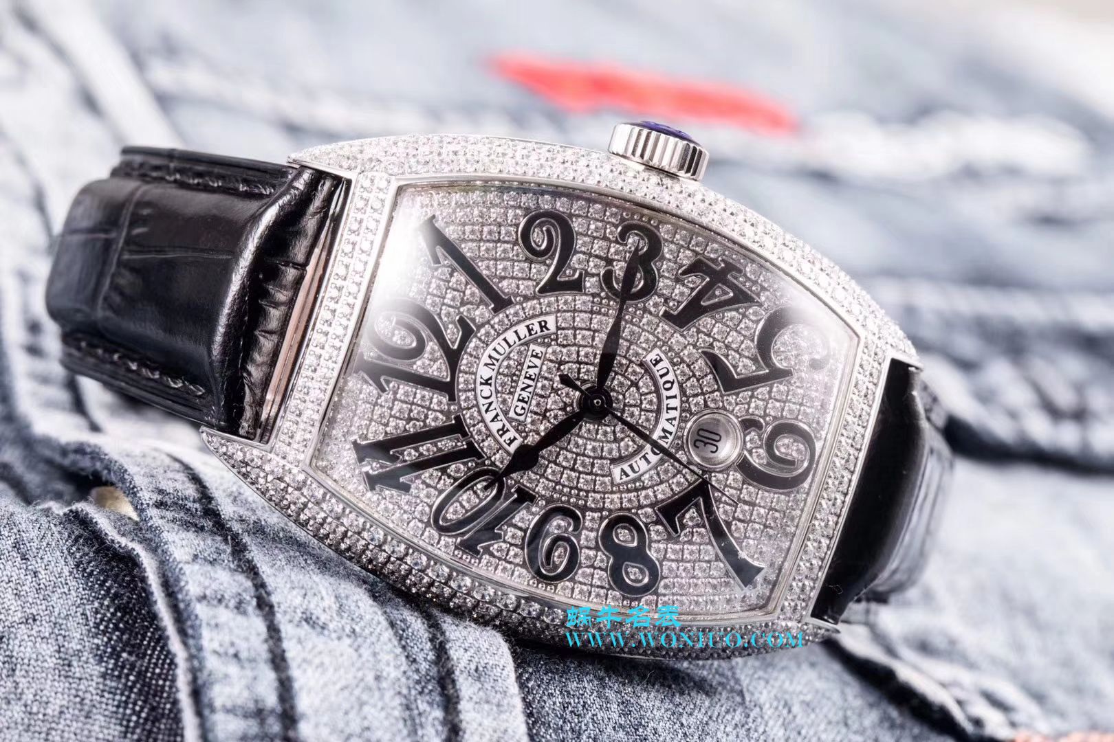 【GF新品-复刻高仿男神特供版】Franck Muller Franck MullerCasablanca系列8880酒桶型男表 / FL025