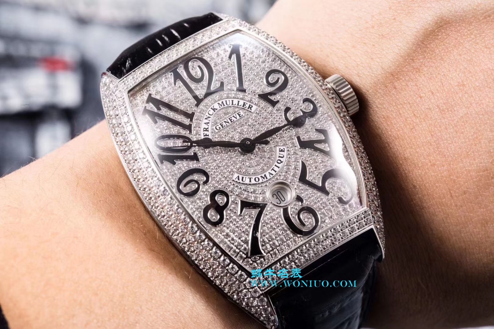 【GF新品-复刻高仿男神特供版】Franck Muller Franck MullerCasablanca系列8880酒桶型男表 / FL025