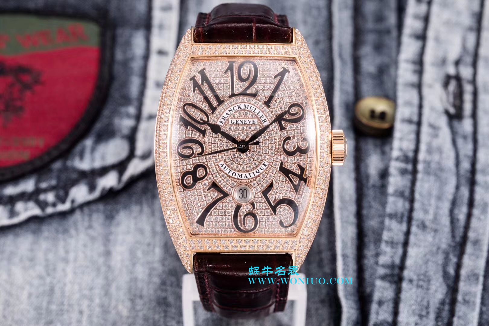 【GF新品-复刻高仿男神特供版】Franck Muller Franck MullerCasablanca系列8880酒桶型男表 / FL025