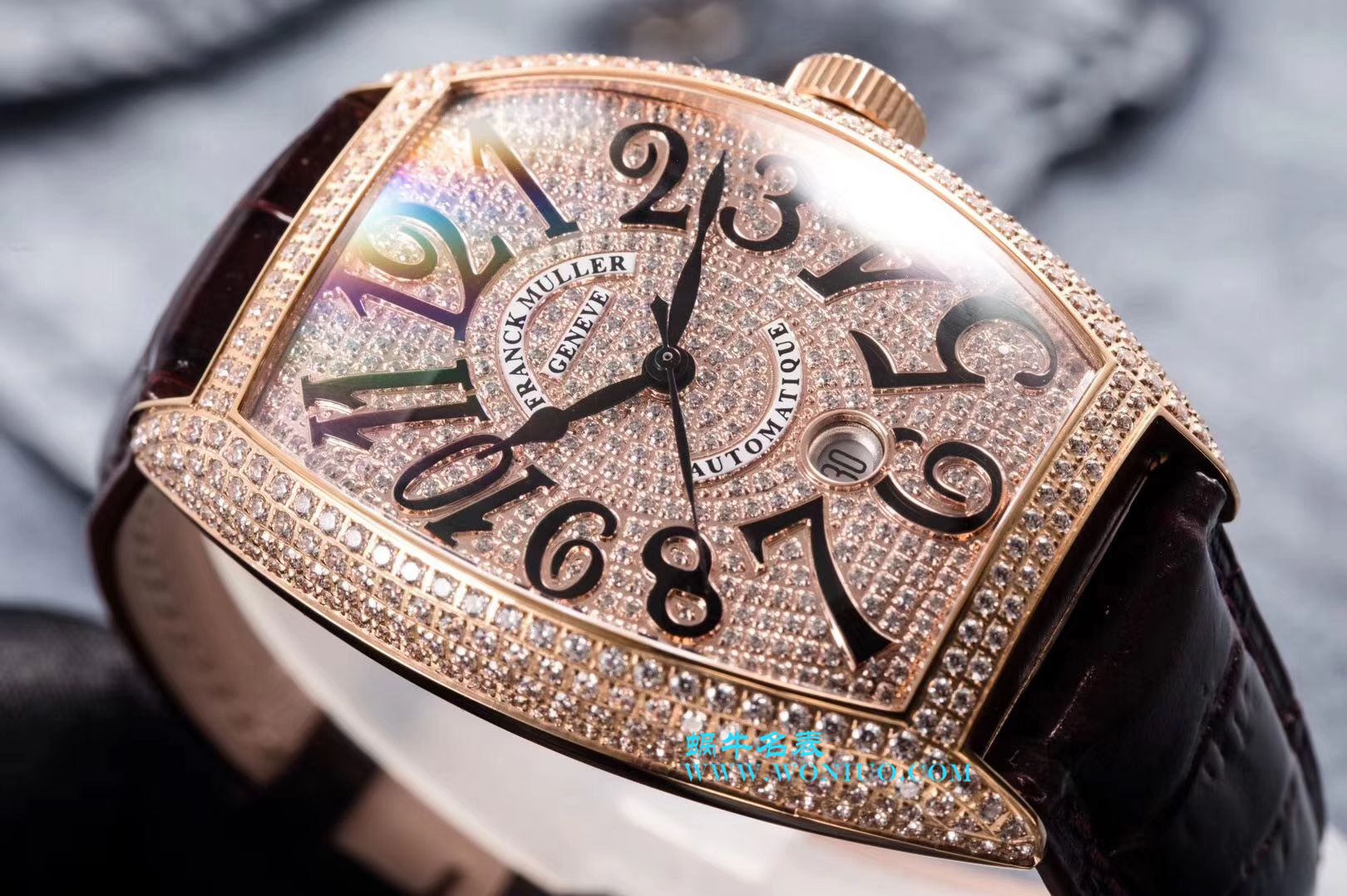 【GF新品-复刻高仿男神特供版】Franck Muller Franck MullerCasablanca系列8880酒桶型男表 / FL025
