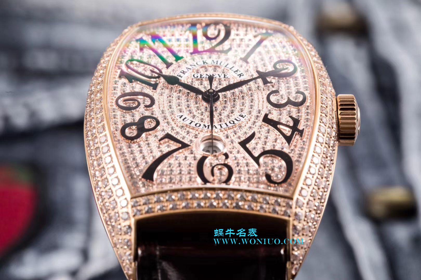 【GF新品-复刻高仿男神特供版】Franck Muller Franck MullerCasablanca系列8880酒桶型男表 / FL025