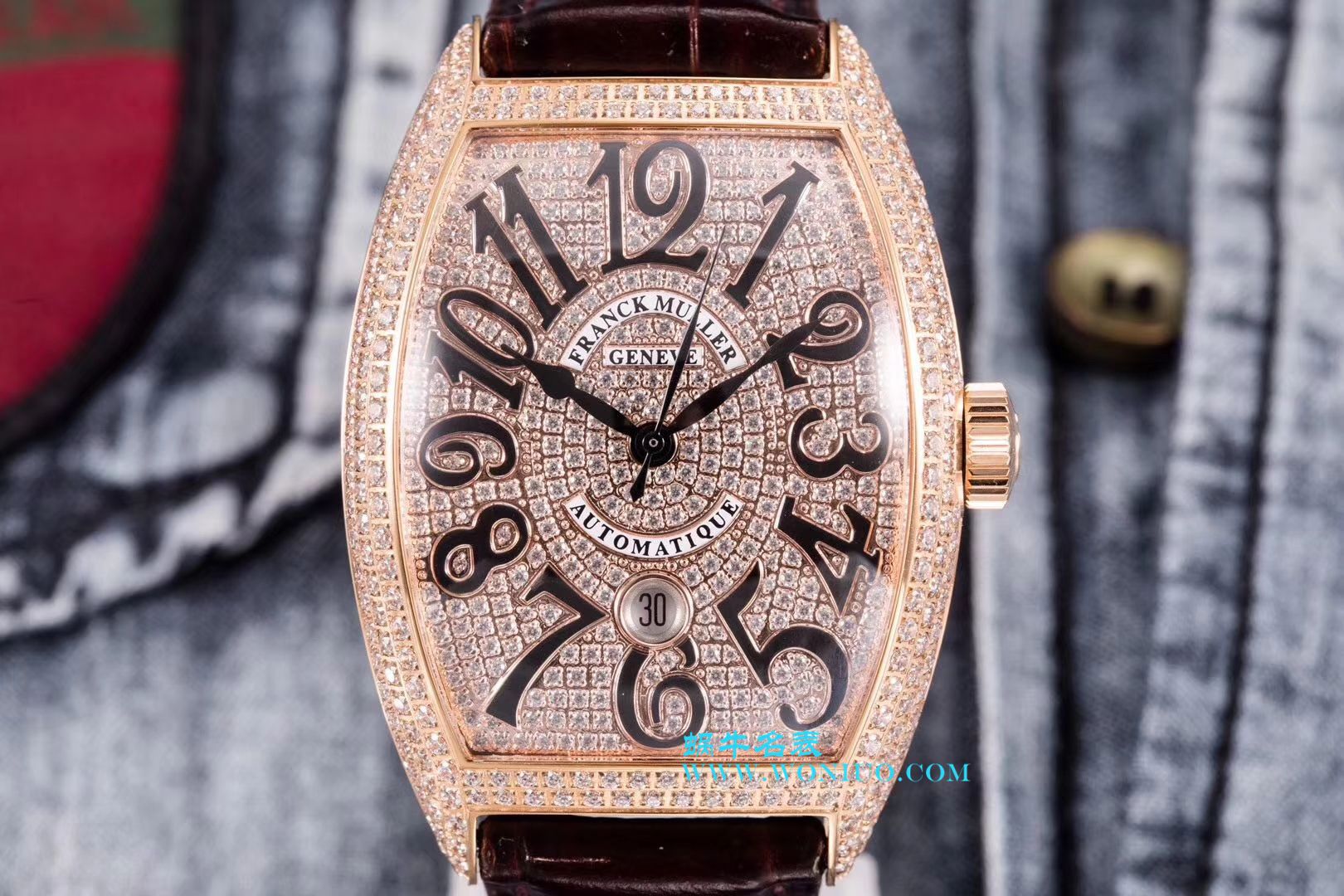 【GF新品-复刻高仿男神特供版】Franck Muller Franck MullerCasablanca系列8880酒桶型男表 / FL025