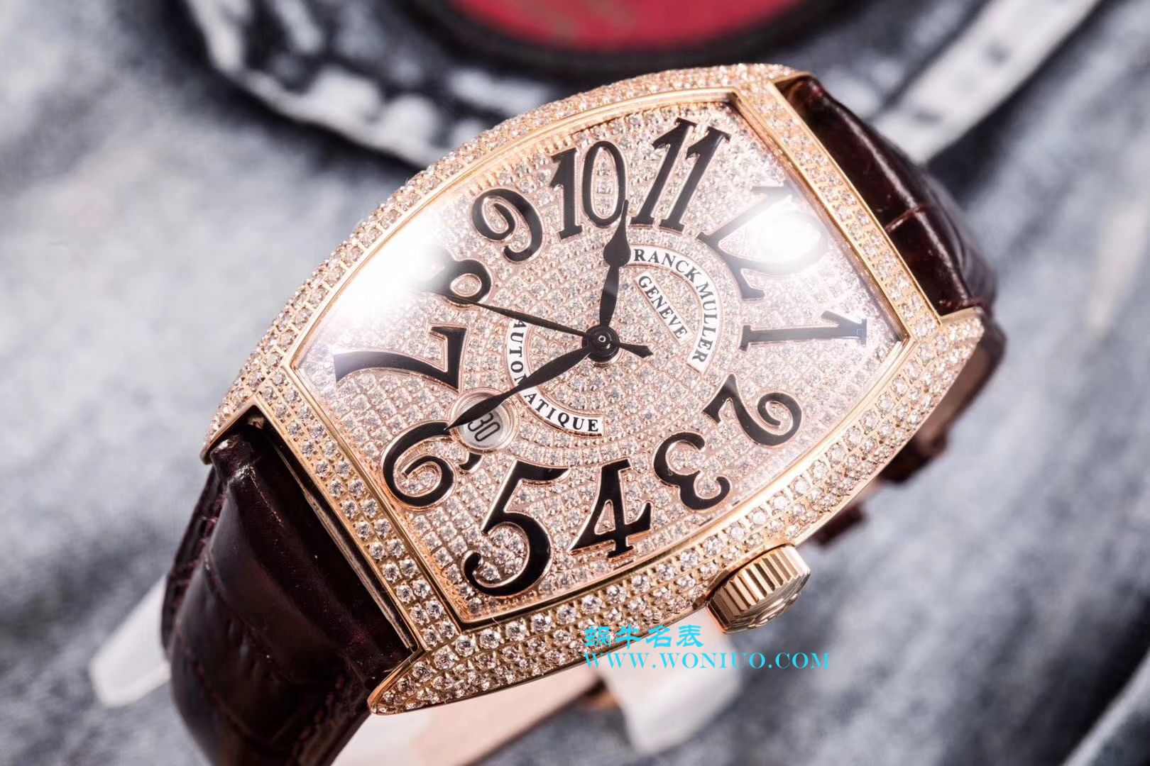 【GF新品-复刻高仿男神特供版】Franck Muller Franck MullerCasablanca系列8880酒桶型男表 / FL025