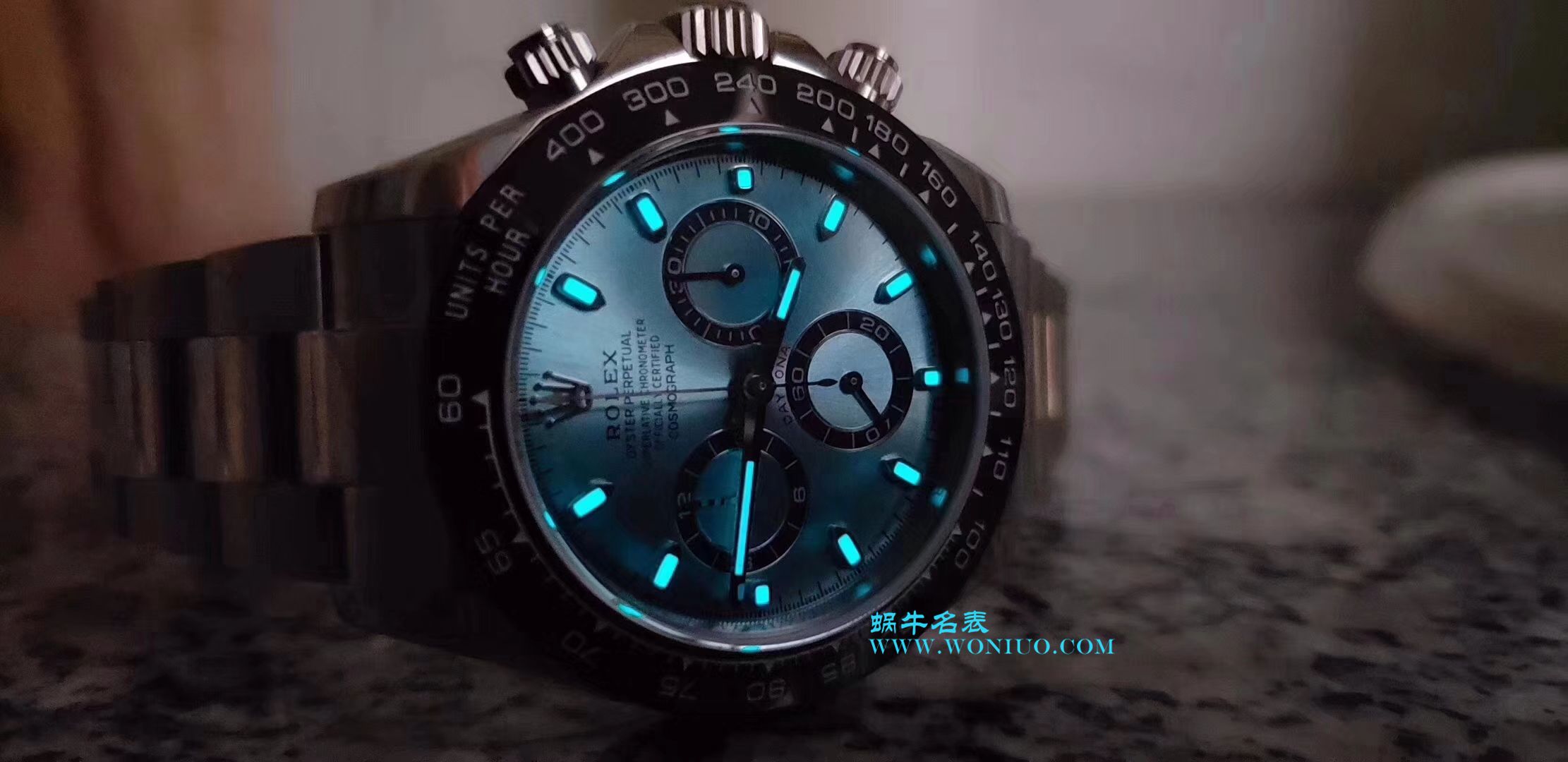【N Factory 一比一超A高仿手表】 Rolex  Cosmograph Daytona  Ditongna 系列116506-78596冰蓝盘棕色计时外圈 wrist watch  / R236