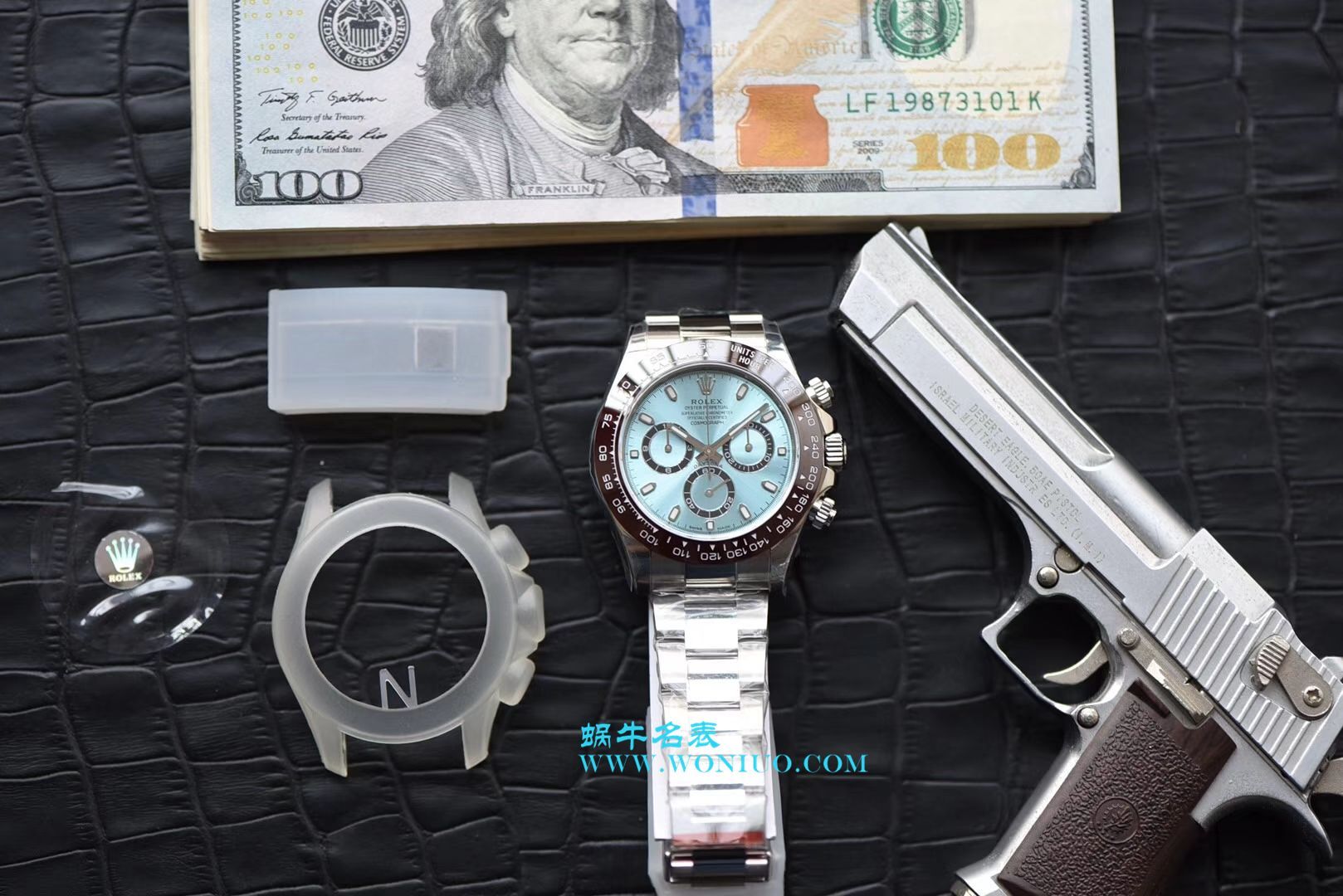 【N Factory 一比一超A高仿手表】 Rolex  Cosmograph Daytona  Ditongna 系列116506-78596冰蓝盘棕色计时外圈 wrist watch  / R236