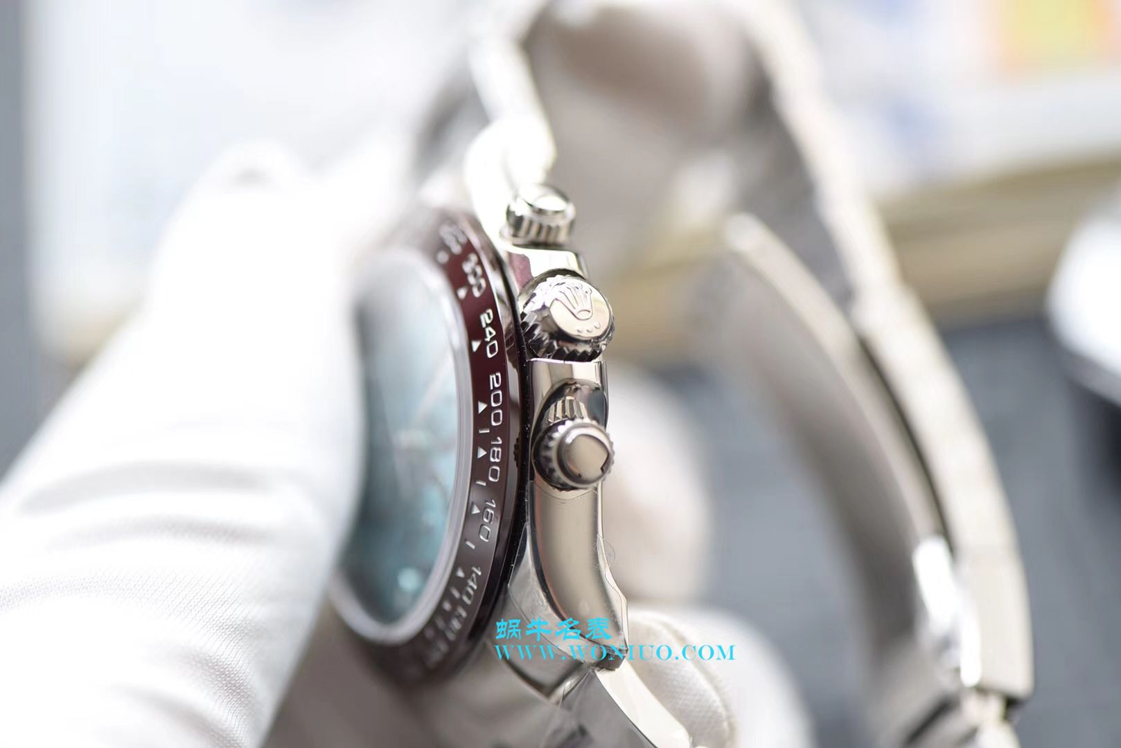 【N Factory 一比一超A高仿手表】 Rolex  Cosmograph Daytona  Ditongna 系列116506-78596冰蓝盘棕色计时外圈 wrist watch  / R236