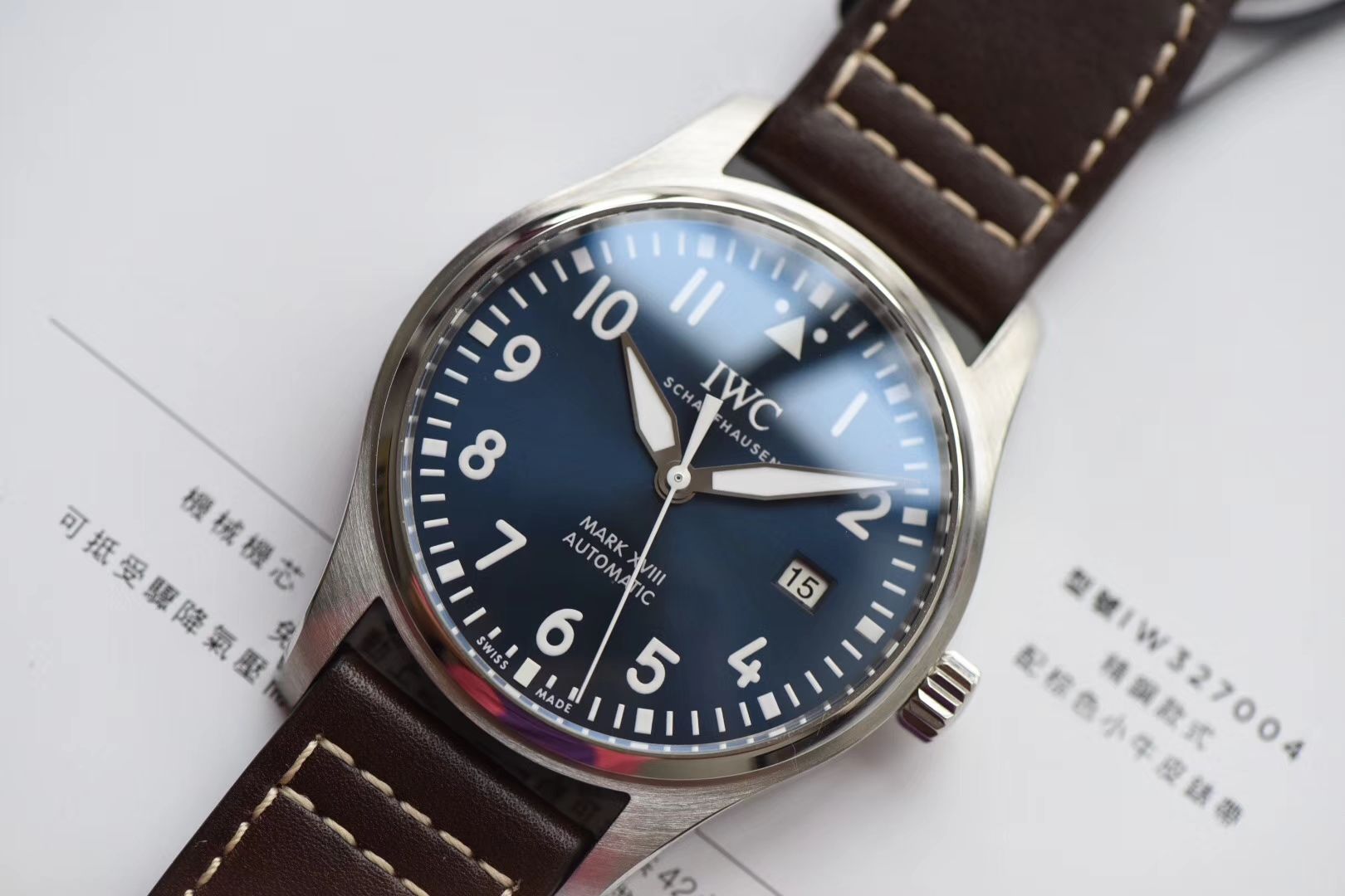 【V7 top 高端作品、一比一超A高仿】 IWC 表  MARK XVII 飞行员 wrist watch “小王子”特别版系列IW327004 wrist watch 、IW327003，IW327001,IW327002 / WG168