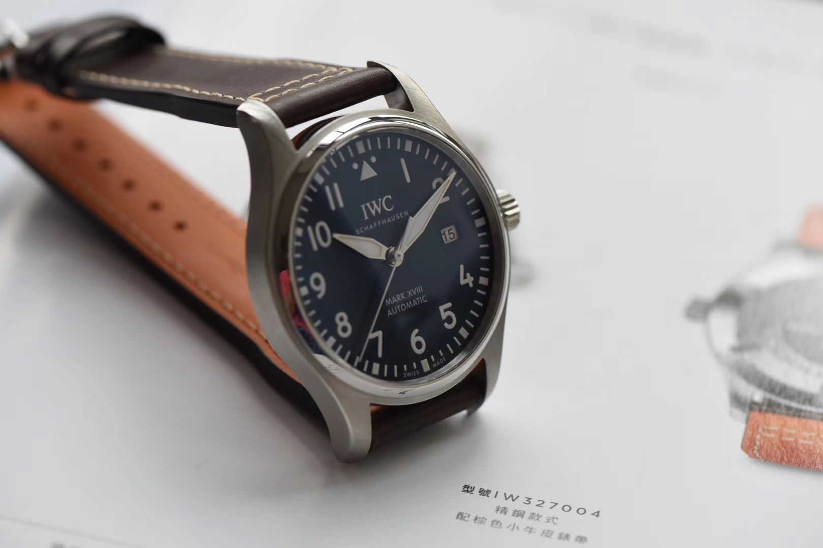 【V7 top 高端作品、一比一超A高仿】 IWC 表  MARK XVII 飞行员 wrist watch “小王子”特别版系列IW327004 wrist watch 、IW327003，IW327001,IW327002 / WG168