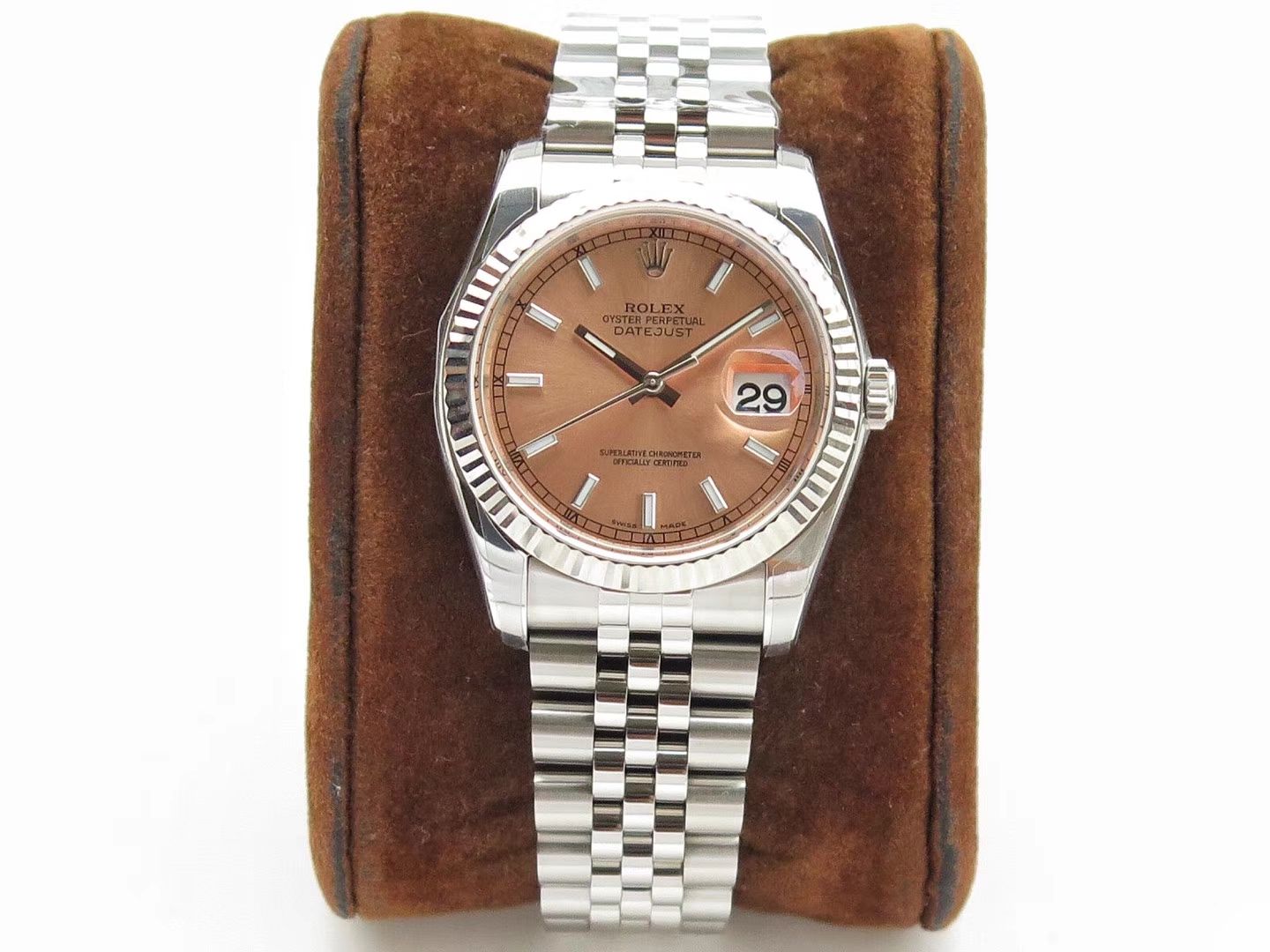 【AR一比一超A高仿手表】 Rolex   Datejust 系列116200-72600蓝盘36毫米中性 wrist watch 男女均可戴 / R207