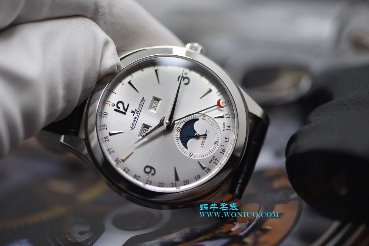【OM一比一超A高仿手表】 Jaeger-LeCoultre 大师系列Q1558420多功能月相 wrist watch  / JJ112