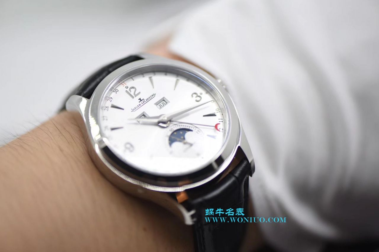 【OM一比一超A高仿手表】 Jaeger-LeCoultre 大师系列Q1558420多功能月相 wrist watch  / JJ112