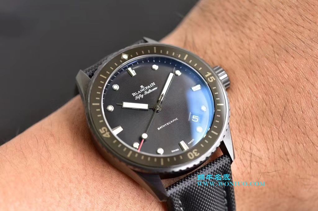 【GF一比一超A高仿手表】Blancpain  Fifty Fathoms 系列5000-1230-B52A wrist watch  / BP052