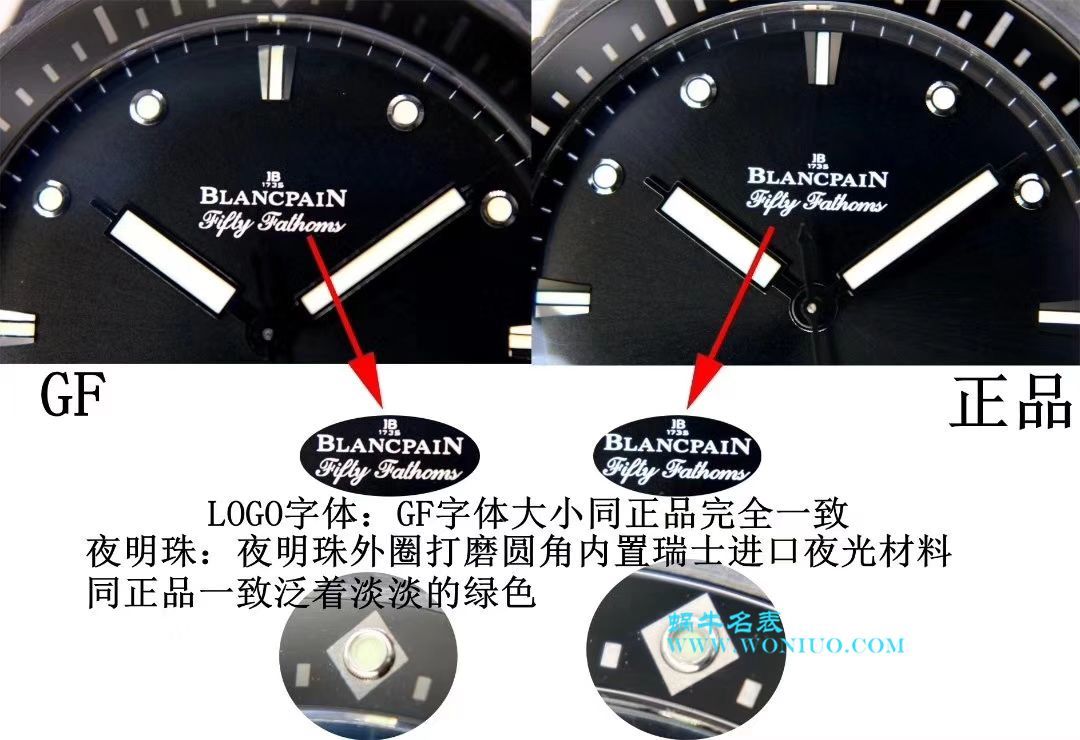 【GF一比一超A高仿手表】Blancpain  Fifty Fathoms 系列5000-1230-B52A wrist watch  / BP052