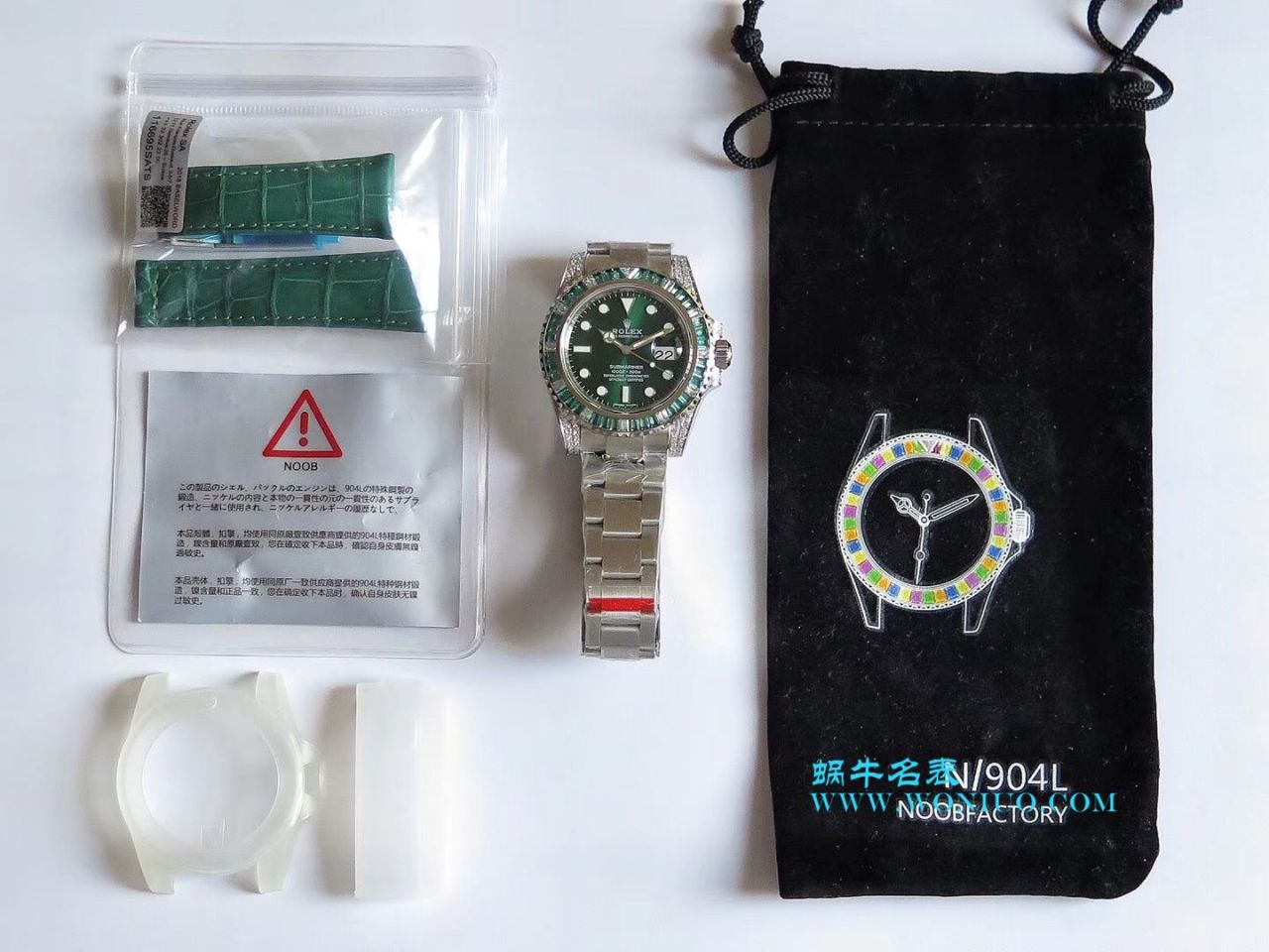 【独家视频测评】N Factory 最惊艳 Rolex 钻圈水鬼！没有之一！耗时近一年倾力打造，正品开模，一比一复刻！ / RCB123