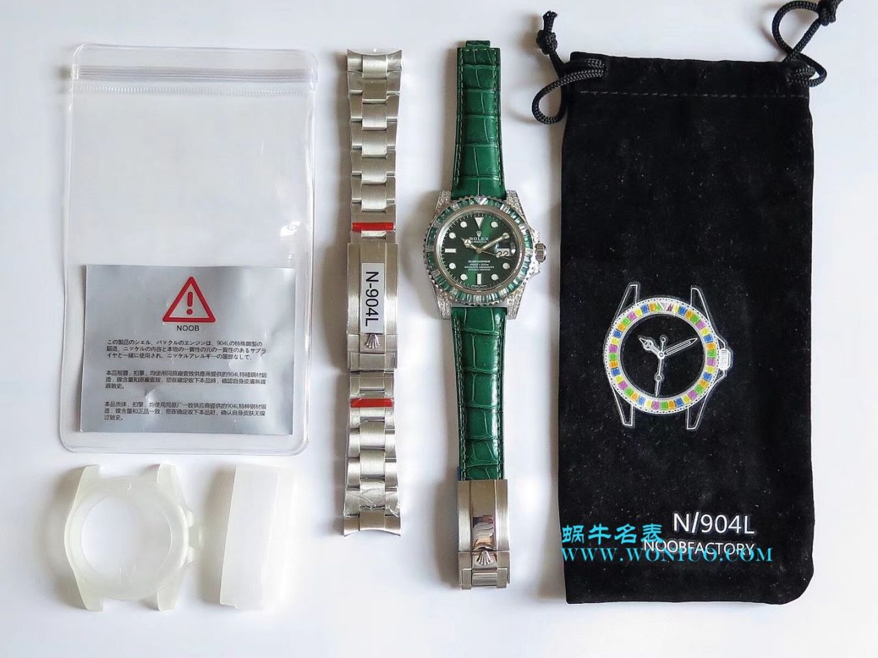 【独家视频测评】N Factory 最惊艳 Rolex 钻圈水鬼！没有之一！耗时近一年倾力打造，正品开模，一比一复刻！ / RCB123