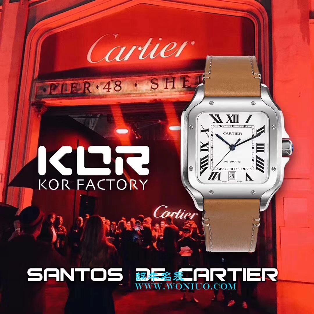 【KOR一比一超A高仿手表】 Cartier  桑托斯 Santos 系列WSSA0009 wrist watch  / K162