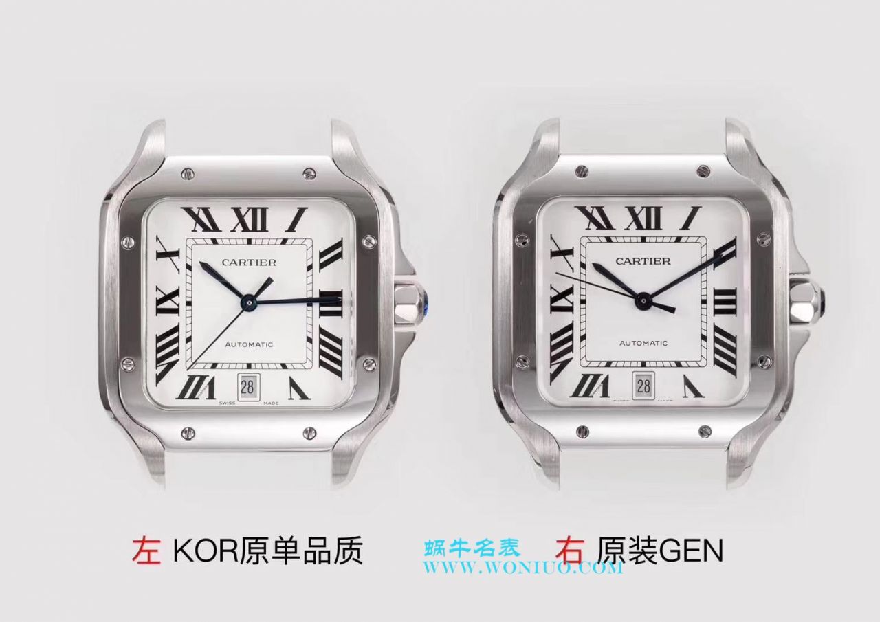 【KOR一比一超A高仿手表】 Cartier  桑托斯 Santos 系列WSSA0009 wrist watch  / K162