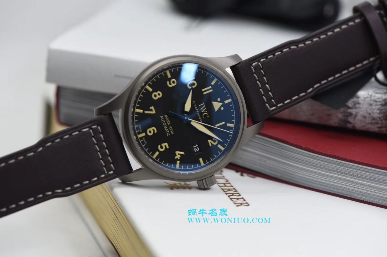 【GS一比一 top 复刻手表】 IWC 表飞行员系列马克18钛金属IW327006 wrist watch  / WG170