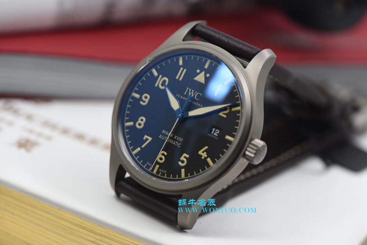【GS一比一 top 复刻手表】 IWC 表飞行员系列马克18钛金属IW327006 wrist watch  / WG170